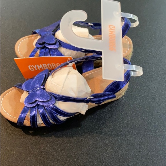 Gymboree blue butterfly sandals size 10 - Picture 4 of 4
